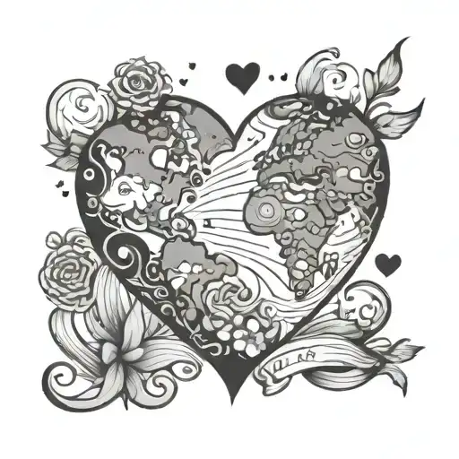 World And Love Love Happiness