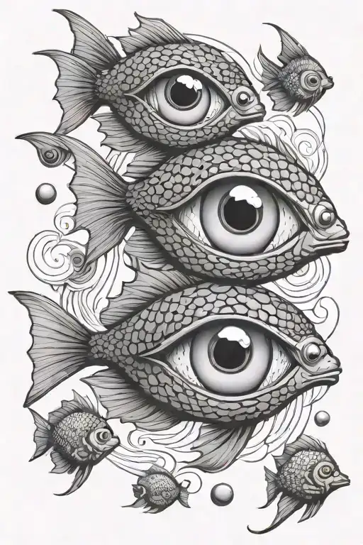 Eyeballs Fish Scales