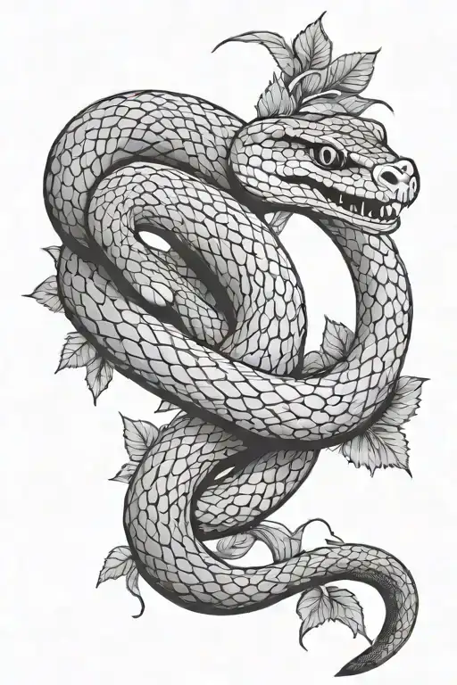 Snake On A Leg With Three