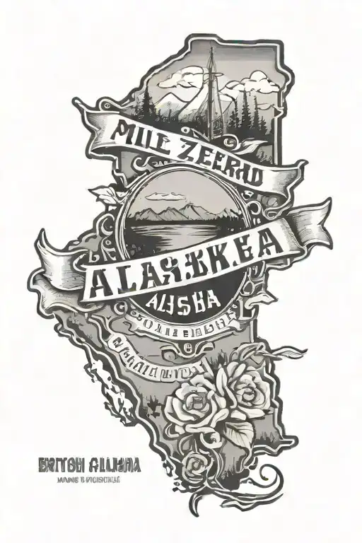 British Columbia Post Card Featuring Mile Zero Of The Alaska Highway Sign