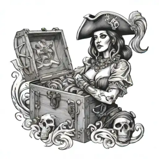 Marauder Pirate Queen With Chest