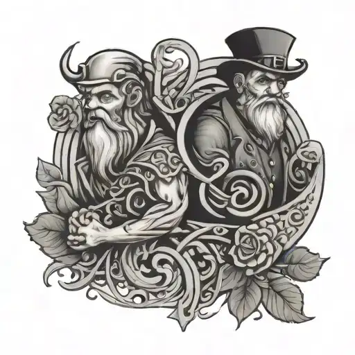 Irish Themed Good And Evil