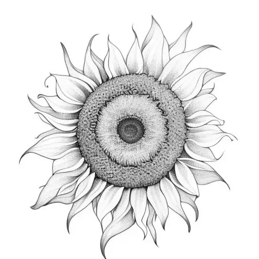 Sunflower With Morning Glory Vine