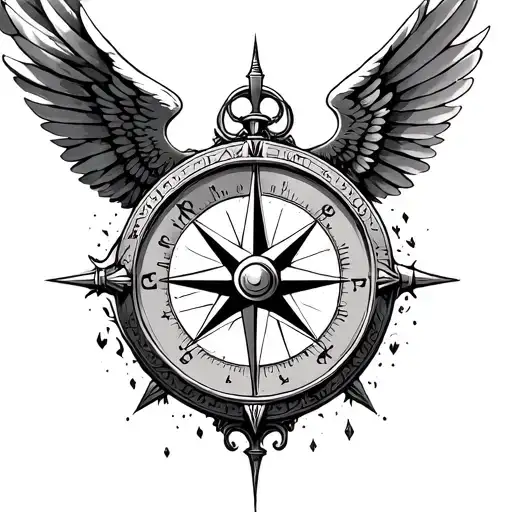 Icarus Falling Compass