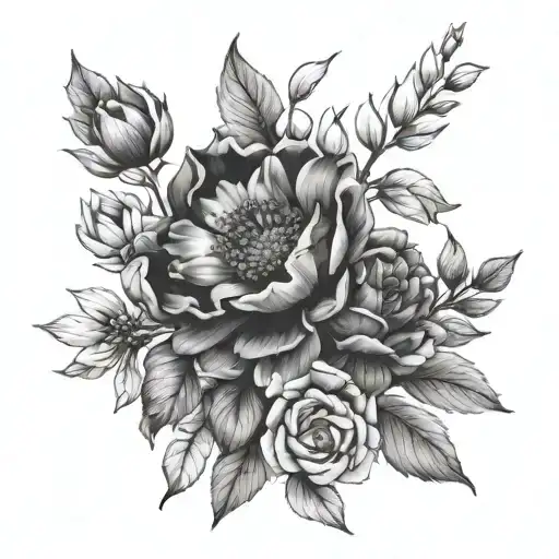 Birth Month Flowers Symbolizing