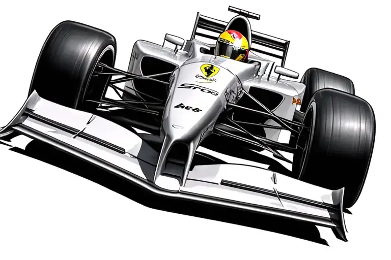 Ferrari Sf-25 Formula 1 Car