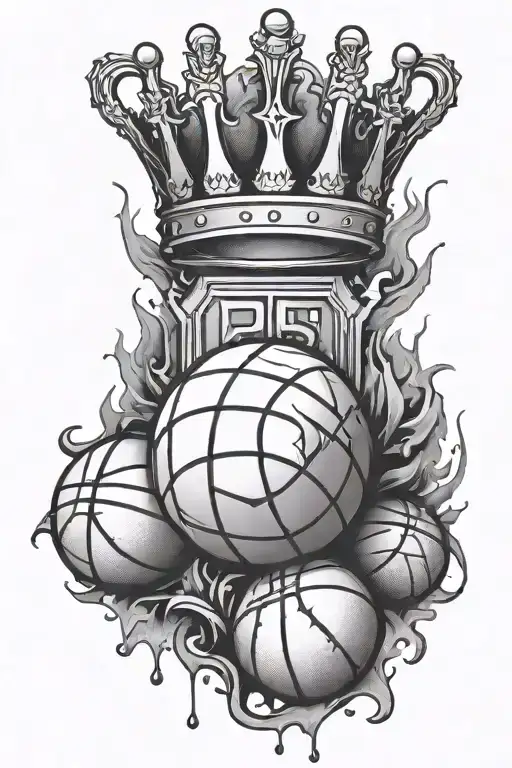 Crown Of Basketball Court