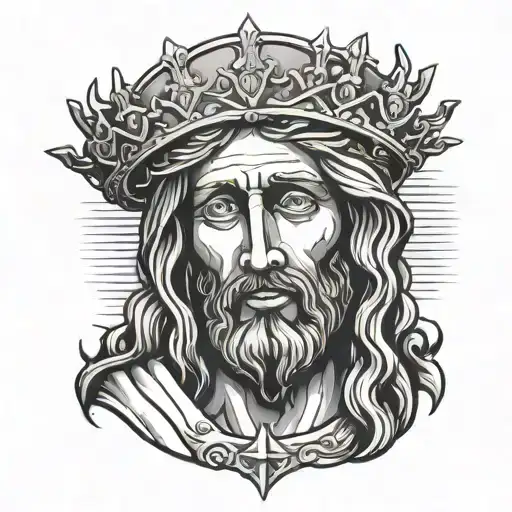 Jesus With Crown Stings