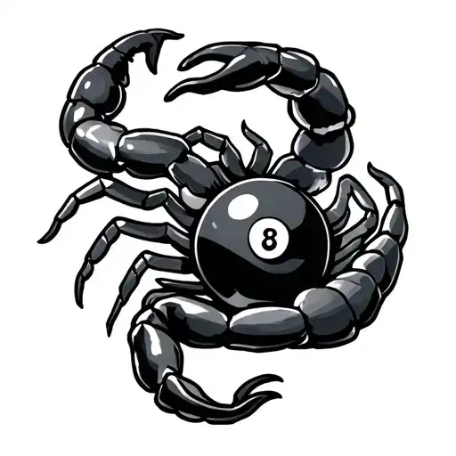 Scorpion Holding 8 Ball