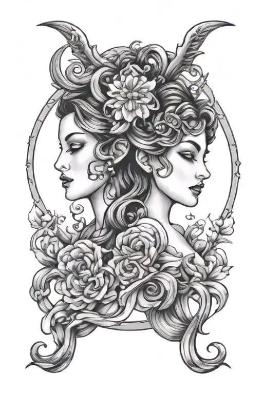 Gemini Pisces Feminine