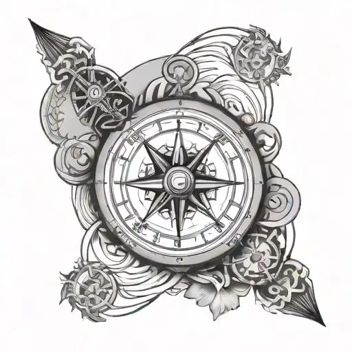 Japanese Style Compass