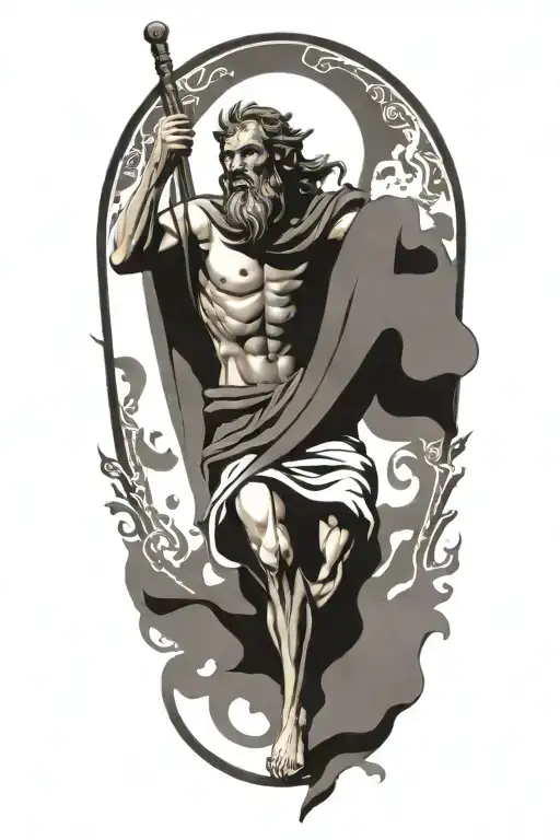 Saint Christopher Slaying Satin