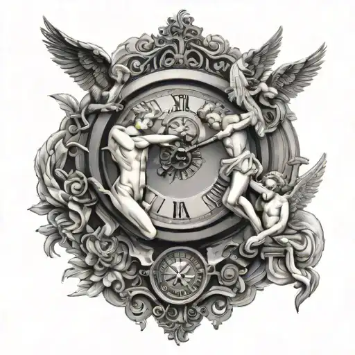 Clock And Angels Holding