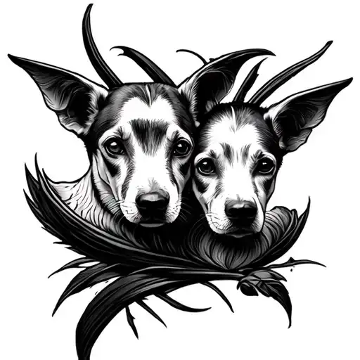 Tattoo For Father To Twins