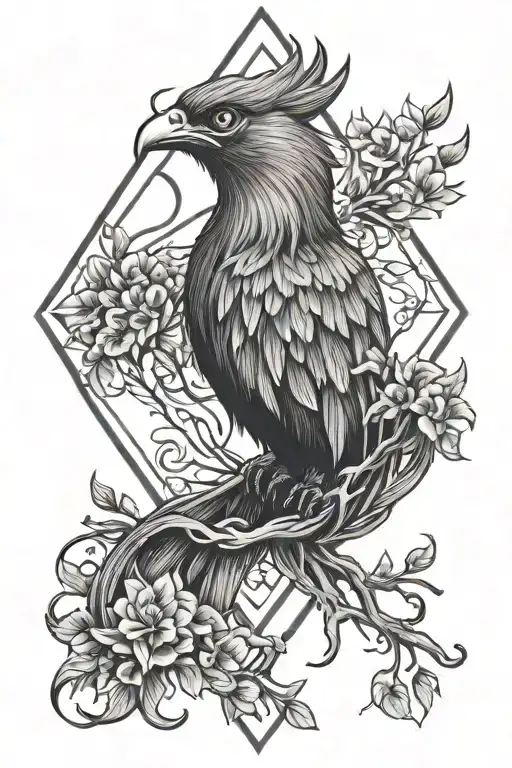 Phoenix Diamond Surrounded By Trees