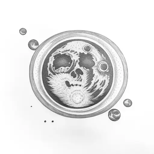 Sun Wrapped Around Moon And Giving Unique Vibes