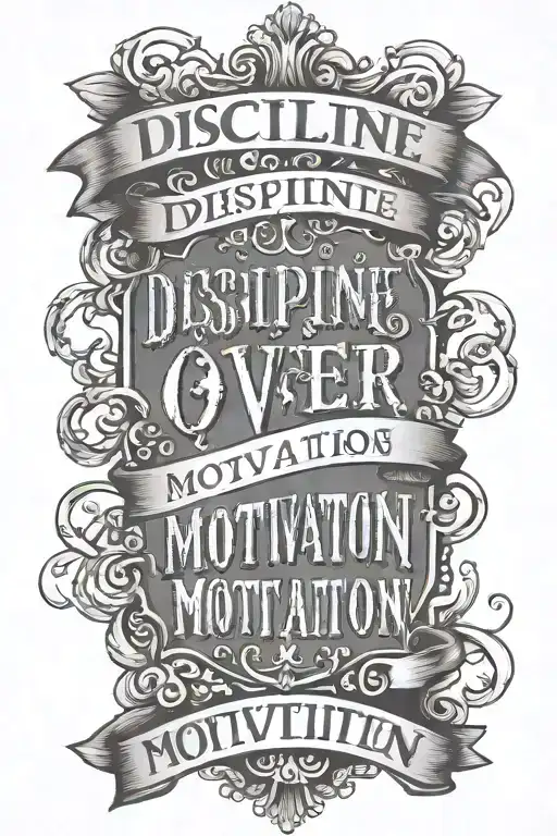 Discipline Over Motivation Quote