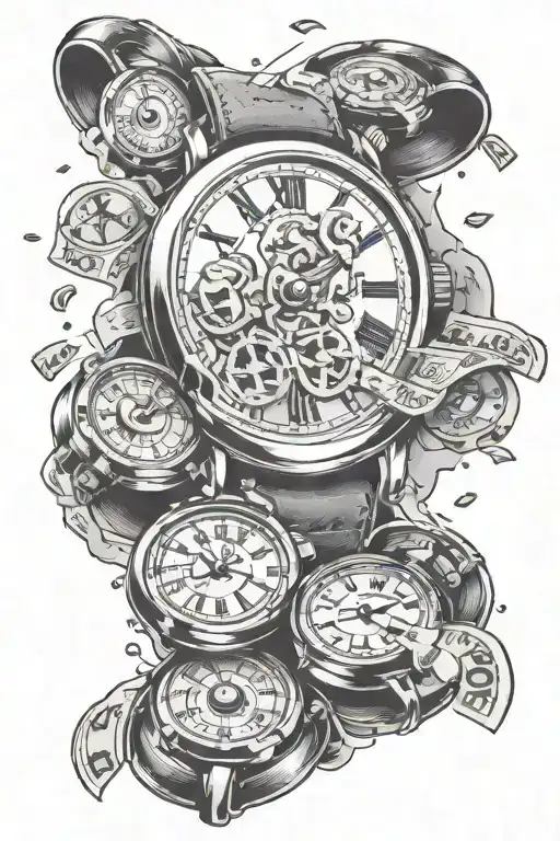 Watch And Money Raining