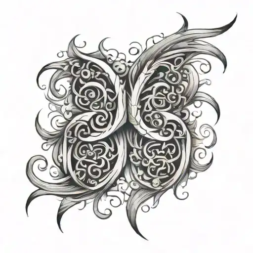 Gemini And Cancer Love Symbol