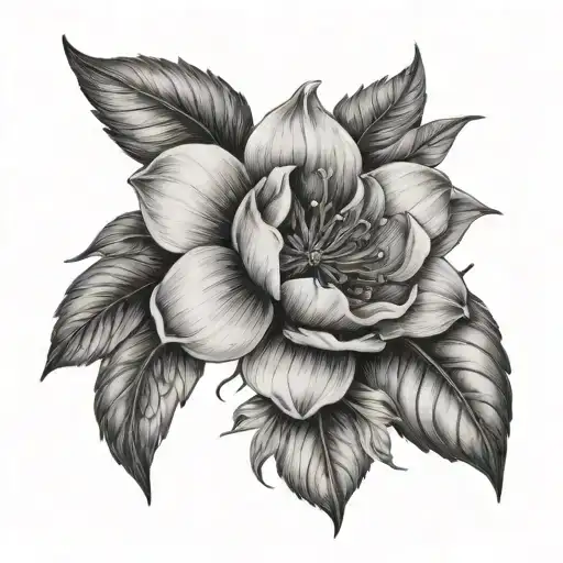 Get A Nature Themed Sleeve Tattoo With A Flower With 24 Written Inside