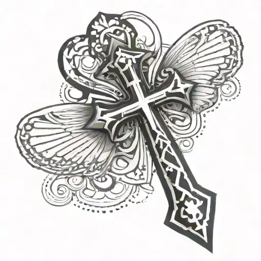 Fusion Ankh And Djed Pillar