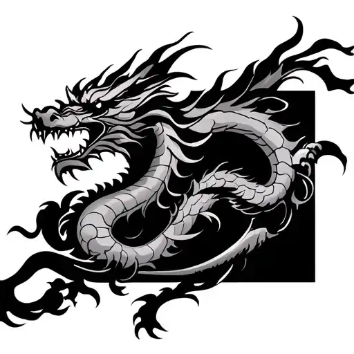 Kite Chine Dragon On The Name