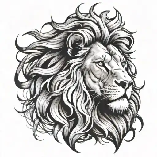Primal Lion Head