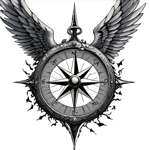 Icarus Falling Compass