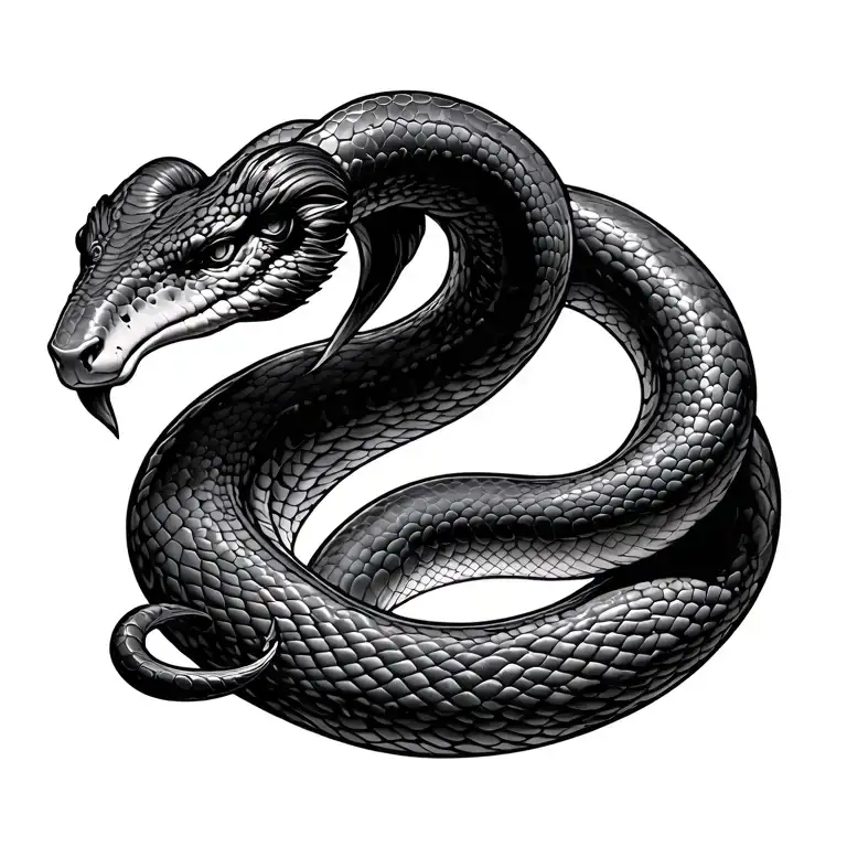 Aries In A Snake