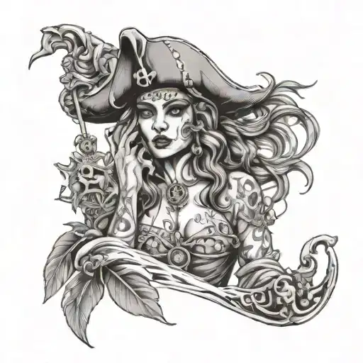 Nude Marauder Pirate Queen
