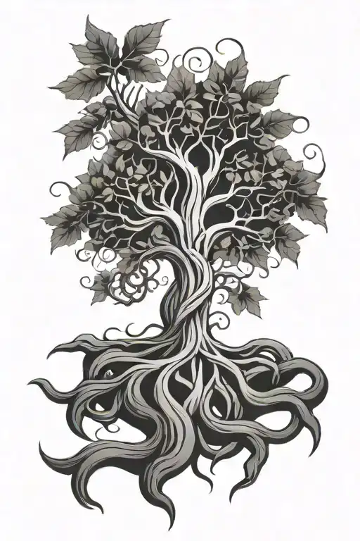 Celtic Tree Roots Wrapping