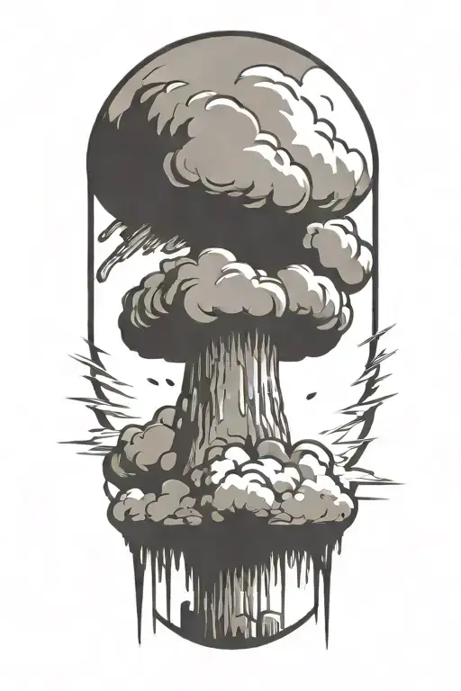 Nuclear Explosion Mushroom Cloud