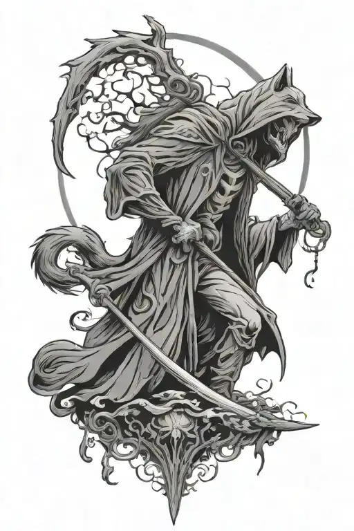 Wolf Grim Reaper Full Body