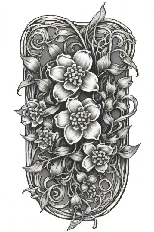 Forget Me Knot Flowers Wrapped