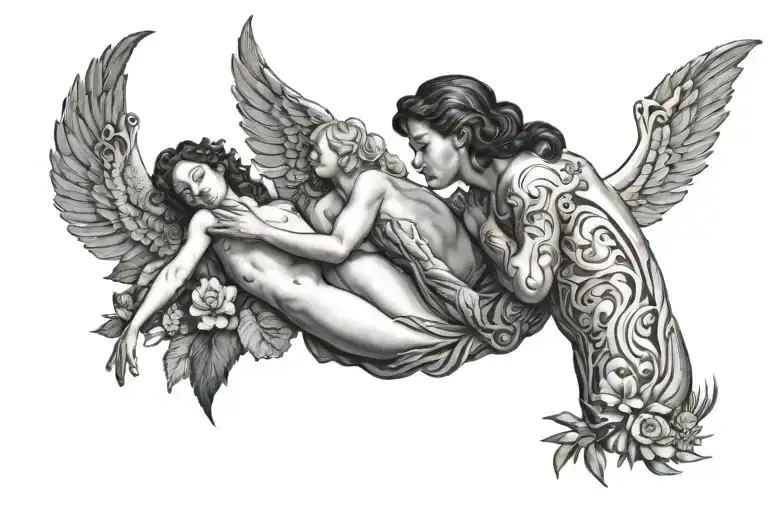 Creation Of Eve From Adam's Rib Cage