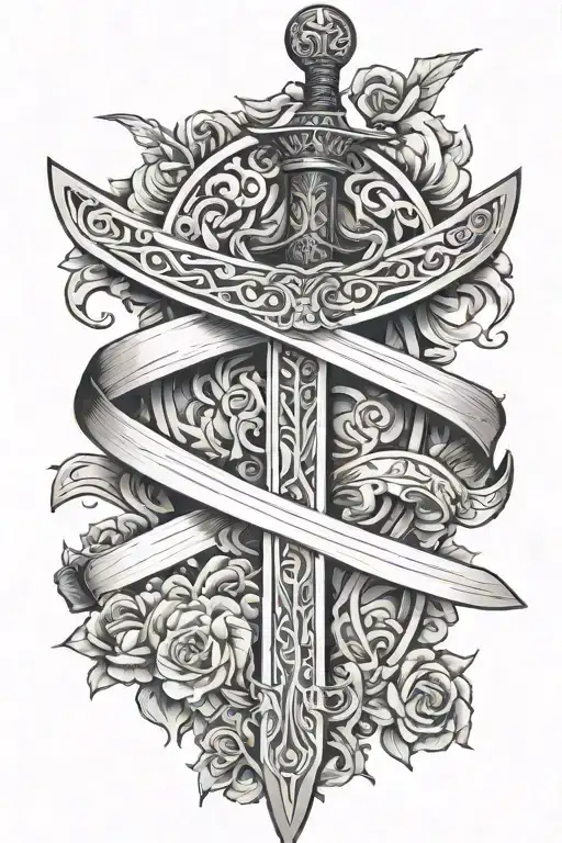 Sword With Scripture