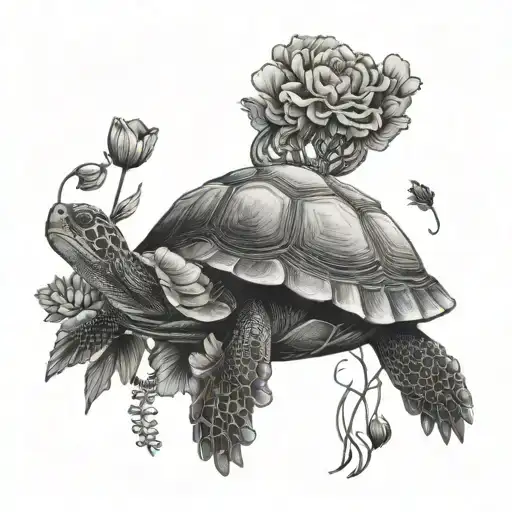 Poppy And Turtle Surrounded