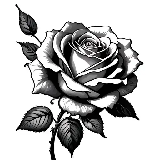 Rose With The Eye Of Life