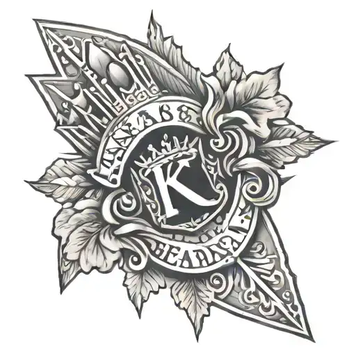 Kansas City Arrowhead And Crown