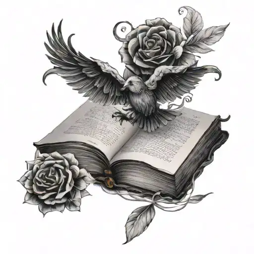 Book Surrounded By Bold