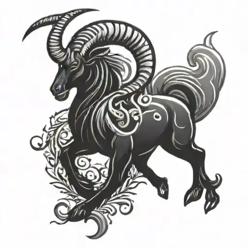 Simple Capricorn Zodiac Sign