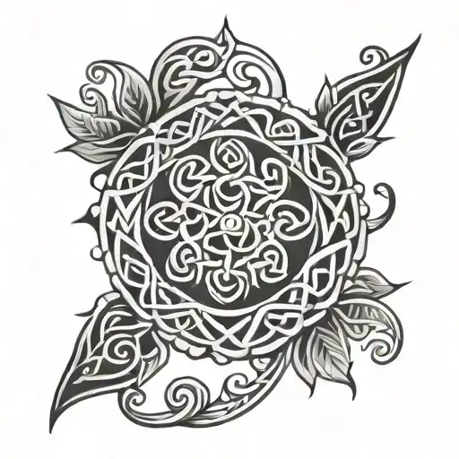 Celtic Mandala Vines