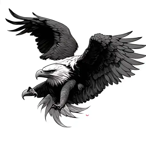 Eagle Wings Spead Out