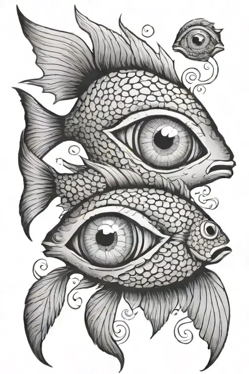 Eyeballs Fish Scales