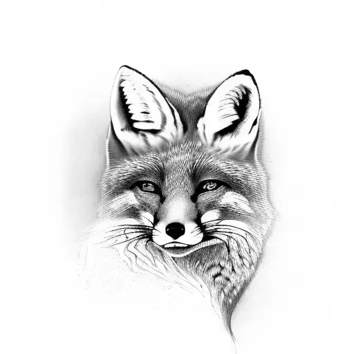 An Alluring Fox Woman Seducing With Her Gaze