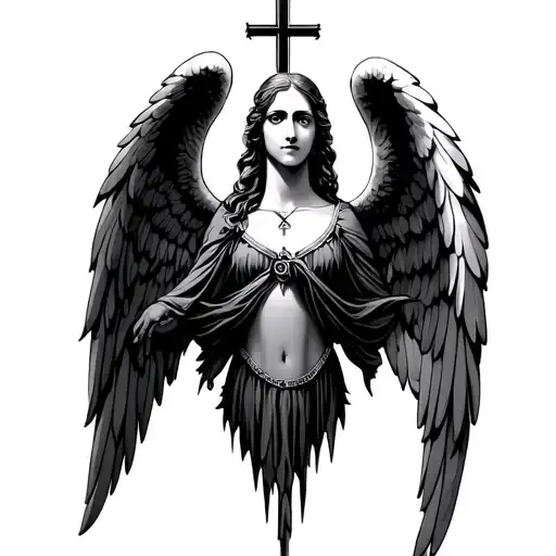 Gothic Christian Angel Country