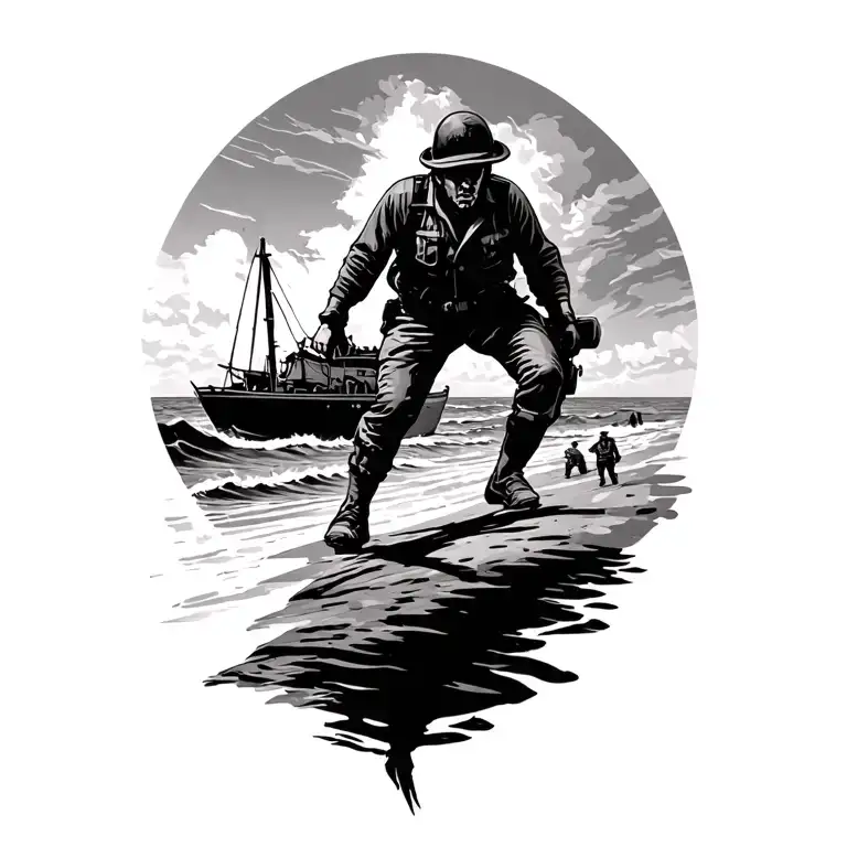 Second World War Landing Beach