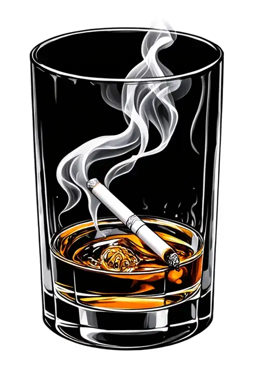 Smoking Whisky And Drinking Cigarettes