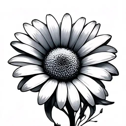 Geomretic Daisy Flower