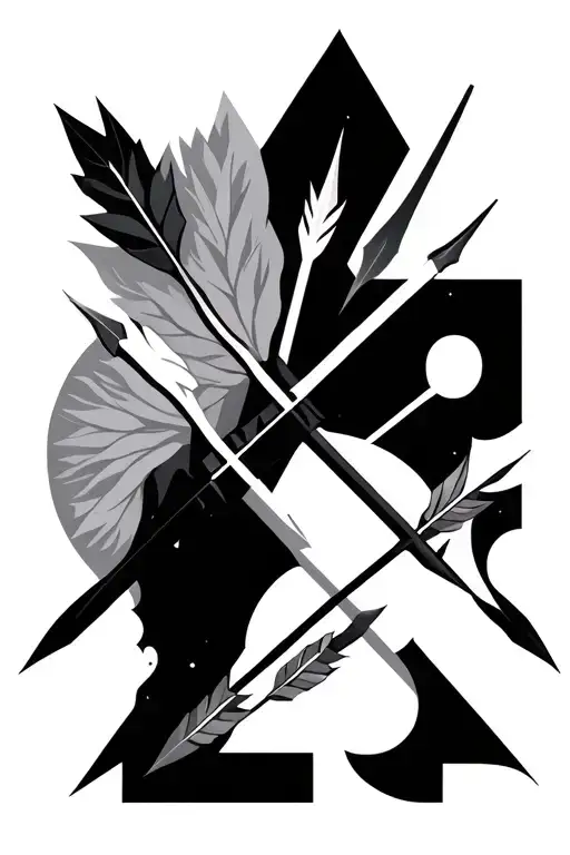 Geomtric And Abstract Quiver With 3 Arrows And The Sacred Seed Of Life